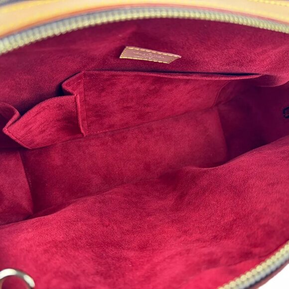 Auth LOUIS VUITTON Monogram Mizi Handbag Brown M40058 - z4054 - Picture 5 of 13